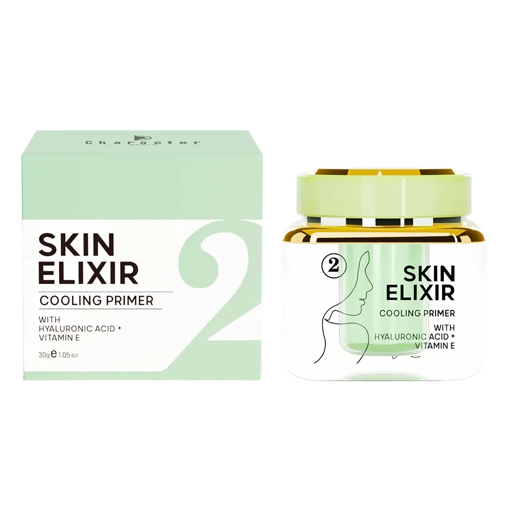 خرید پرایمر آبرسان کارکتر CSK201 اصل + بهترین قیمت (Character Skin Elixir Cooling Primer)